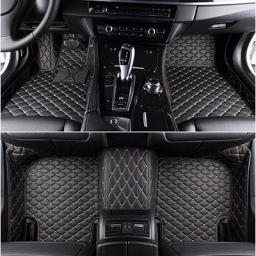 Custom Car Floor Mats For BMW E66 Long 7 Series 2002 2003 2004 2005 2006 2007 2008 Year Auto Interior Details Accessories