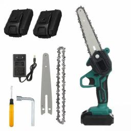 6 Inch 88Vf 3000W Electric Chain Saw With Battery Pruning ChainSaw Cordless Garden Logging Saw Woodworking Cutter Power Tools