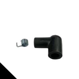 Durable New Useful Spark Plug Cap 2*2*1cm Black For 5mm HT Lead Rubber Products Plastic Replacement Universal 1*