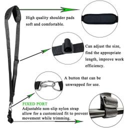Single Shoulder Padded Harness Strap Trimmer Strap For EGO Weedeater Leaf Blower String Trimmer Leaf Blower Replacement