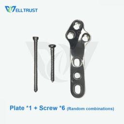 Veterinary TPLO Plate Orthopedic Locking Implant TPLO Stainless Steel Plate With Screws For Pet Medical Surgical Instruments