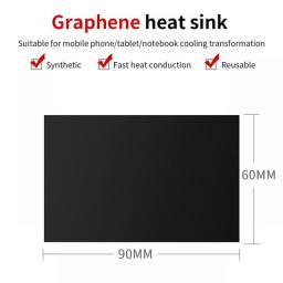 LUXIANZI 0.12mm Graphene Heatsink Conducting Thermal Pad 180*300mm Computer Phone GPU CPU VGA Heat Sink Cooling Mat Gasket