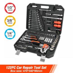 ValueMax Car Repair Tool Kit Mechanical Tools Box For Home DIY 1/4