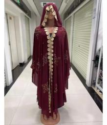 2023 Eid Embroidery Muslim Dress For Women Ramadan Luxury Arabic Femme Kimono Abaya Elegant Lady Evening Robe Turkey Clothes