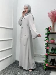Prayer Jalabiyat Ramadan 2023 Muslim Woman Abaya Jilbab Abaya Islamic Dresses Khimar Caftan Marocain Qatar Oman Turkey Robe