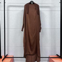 Prayer Clothes Women Islamic Clothing Jilbabs Butterfly Abaya Dubai Saudi Muslim Dress Ramadan Eid Jilbeb Modest Outfits Turk