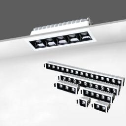 Dimmable LED Ceiling Lights 3w6w9w15W20W30W Recessed Strip CREE Shoot Light COB Grille Lamp Indoor Lighting LED Canister Light