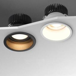 Dimmable Recessed Anti Glare COB LED Downlights 10W15W18W24W LED Ceiling Spot Lights AC85~265V Background Lamps Indoor Lighting