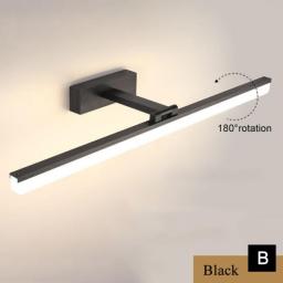 Led Wall Lamp For Bathroom Shower Mirror Light Adjustable  Wall Sconce Lights Home Decor For Corridor Aisle