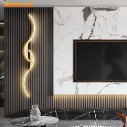 Modern Led Bedside Wall Lamp For Living Room Bedroom TV Background Art Interior Wall Light Lights Fixture Lamps Home Decor