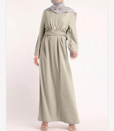 Abaya Dubai Turkey Plain Robe Ramadan Eid Muslim Women Hijab Dress Islamic Modest Clothing Fashion Simple Long Sleeve Dresses