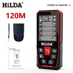 HILDA Laser Rangefinder Distance Meter Finder Building Measure Ruler Laser Tape Range Device Rulerfinder Build Measure