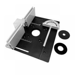 Aluminum Alloy X8 Router Table Insert Plate Woodworking Milling Flip Board Miter Gauge Trimming Engraving Machine