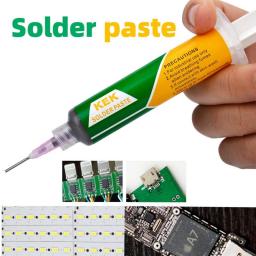 183℃ Solder Paste  Syringe Flux For Soldering SMD BGA IC PCB Needle Tube Tin Solder Paste Welding Paste Welding Components