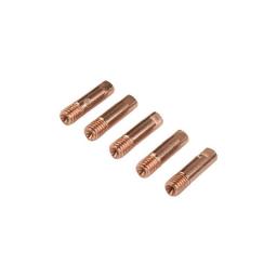 Protective Cover Gasless Nozzle Tips 030 Brass Durable Gasless Holder Nozzle Tips Fit Century FC90 MIG Welding Torch