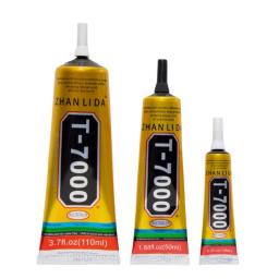 New 1PC 15/50/110ML T7000 Black Contact Cellphone Tablet Repair Adhesive T-7000 Electronic Components Glue With Applicator Tip