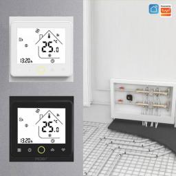 MOES WiFi Water/Electric Floor Heating Thermostat Gas Boiler Temperature Controller Smart Alexa Tuya Google Voice Zigbee Control