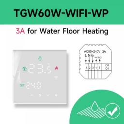 Beok Tuya Smart Home Thermoregulator WIFI Warm Floor Thermostat For Electric Heating Temperature Controller Gas Boiler Yandex