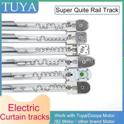 Tuya Smart Curtains Track Electric Cornice Rail Rod For B1 A1 Tuya Wifi Zigbee Motor Home Automatic Curtain Control System