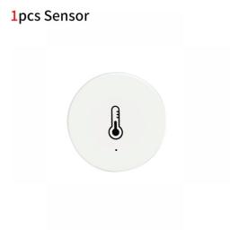 Tuya ZigBee Temperature And Humidity Sensor Work With Alexa Google Home Smart Life App Control