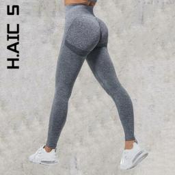 H.Aic S Push Up Fitness Leggins Women High Waist Leggings For Fitness Ladies Sexy Bubble Butt Gym Sports Workout Leggings
