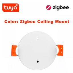 Tuya WiFi/ZigBee Smart Human Presence Detector Millimeter Wave Radar Detection Sensor For Home Security And Energy Conservation