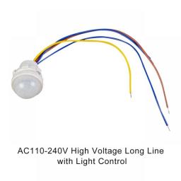 DC12-24V LED PIR Sensor Detector Smart Switch 220V110V Infrared Human Body Motion Time Delay Mode Lighting Induction Automatic