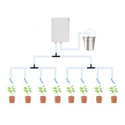 Indoor Plants Watering System Kit Intelligent Drip Irrigation Device 8 Drip Heads Timer Automatic Pump Controller