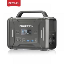 POWERWIN PPS320 320Wh Portable Power Station Solar Generator PD100W Fast Charge Gas Boiler 300W Inverter LiFePO4 Battery 220V RV
