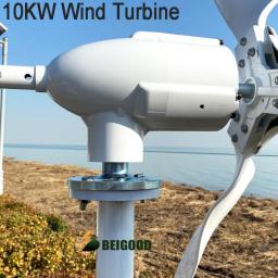 10KW 12V 24V 48V 96V Home Wind Power Turbine Generator For Farm 10000W Horizontal Windmill Electric Alternator