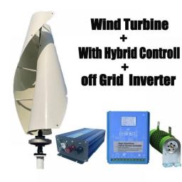 3KW 5KW 10KW 20KW 12V-220V Wind Turbine Generator Complete Set Free Energy Generators Windmill With Battery Controller Inverter