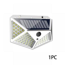 1/2/4/8/PCS Solar Light Outdoor 100 LED Wall Lamp PIR Motion Sensor Lamp Waterproof LED Lights For Garden Street Decoration