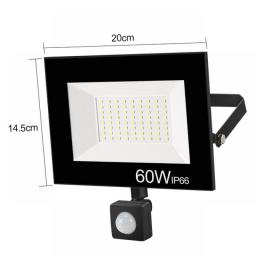 10W 20W 30W 50W 100W LED Flood Light 220V 240V Waterproof PIR Motion Sensor Floodlight Outdoor Wall Light Flood Lamp Spotlight