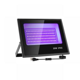 100W LED UV Black Light IP66-Waterproof UV Flood Light For Bar Blacklight Party Supplies Stage Neon Glow Decor