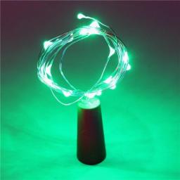 20/15LED Copper Wire Lights Strings Battery Powered Wine Bottle Cork Fairy Light Wedding Christmas Party Decoration Outdoor Lamp