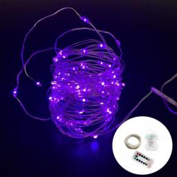 LED Wedding Holiday Party Gift Box Lighting Strings Copper Wire String Light Remote Control Christmas Decoration Lamp AA Battery