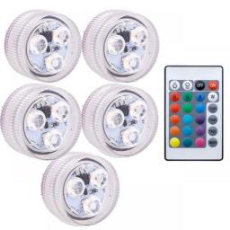 3 LED Underwater Light 16 Colors RGB IP68 Waterproof Swimming Pool Accessories Light Outdoor Submersible Lights For Pond Vase