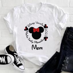 Disney Vacation 2023 Making Family Memories T-shirts Mickey Minnie Mouse Fashion Dad Mom Bro Sis Matching Clothes Kids T Shirt