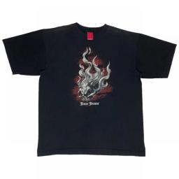 JNCO Y2k T Shirt Hip Hop Skull Graphic Print Oversized Tshirt Men Women 2023 New Harajuku Fashion Gothic Retro Tops Streetwear