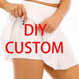 CLOOCL DIY Customized Sports Skirts Your Design 3D Printed High Waist Tennis Skirts Sportwear Women Kids Fitness Yoga Leggings