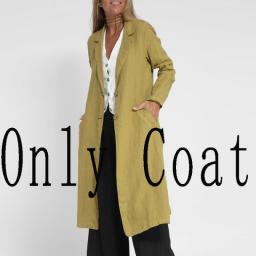 Vintage Sleeveless Tank Outfits Women Suit With Blazer Coat Fashionable Vest Tops + Long Pants Patchwork Cotton Linen Casual Set
