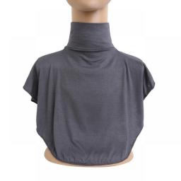 H010 Muslim Women's Neck Cover Modal Jersey Full Cover High Neck Turtle Neck Cover Islamic Clothing Ladies Clothes Accessory