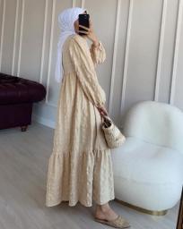 2023 New Muslim Rayon Abayas For Women Ramadan Prayer Dubai Turkey Middle East Femme Robe Loose African Dress Turban Clothes
