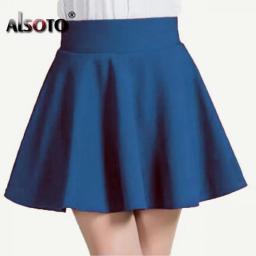 2023 Winter And Summer Style Brand Women Skirt Elastic Faldas Ladies Midi Skirts Sexy Girl Mini Short Skirts Saia Feminina