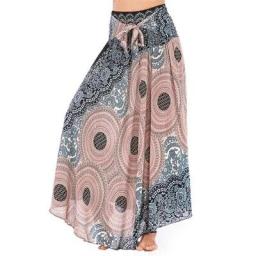 Fashion Summer Long Skirts Women Bottom Boho Vintage Print Maxi Skirt Woman Clothes Harajuku Saia Jupe Femme Bohemian Faldas