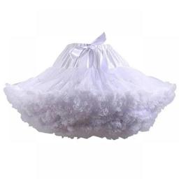 4 Colors Petticoat Women Lolita Cosplay Petticoat A-Line Puffy Tutu Skirt Layered Ballet Pettiskirts Big Bowknot Underskirt