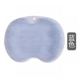 Anti-Slip Bathroom Foot Pad Magic Massage Mat Suction Cup Foot Rubber Back Scrubber Oval Shape Pink Blue Gray Yellow Green