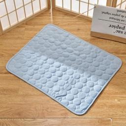 Summer Dog Cooling Mat Dogs Cat Blanket Sofa Breathable Pet Dog Bed Washable For Small Medium Large Dogs Car