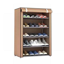 Modern Simple Design Folding Shoebox Stainless Rack Organizer Storage Wardrobe Cabinets For Home Bedroom Storage