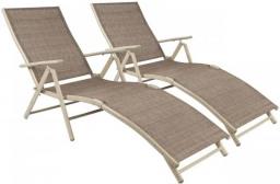 Patio Lounge Chairs Set Of 2 Beach Adjustable Chaise Lounge Outdoor Pool Side Folding Recliners Sun Loungers